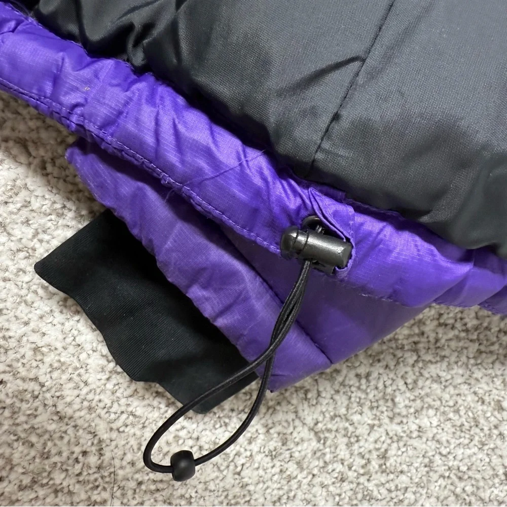 Women’s Columbia Vibrant Purple Powder Pillow Hybrid Hooded Puffer Jacket Size M - Picture 3 of 10